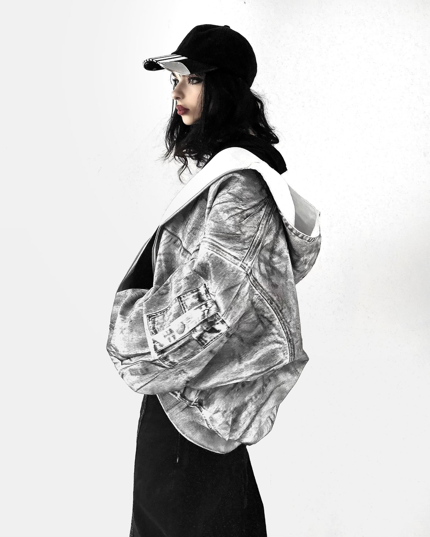 WHITE STALLION WAXED MUD DENIM JACKET - 1/1