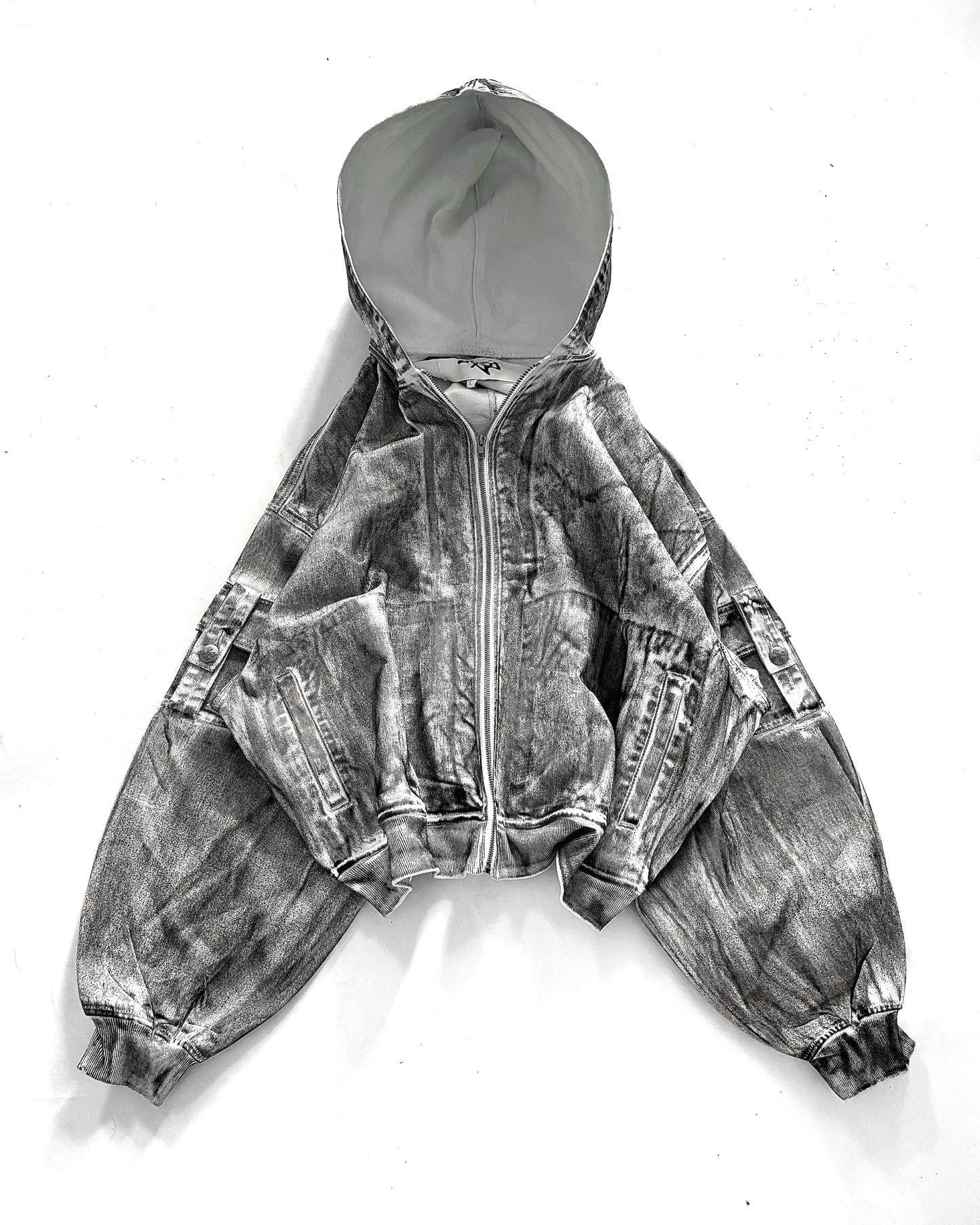 WHITE STALLION WAXED MUD DENIM JACKET - 1/1