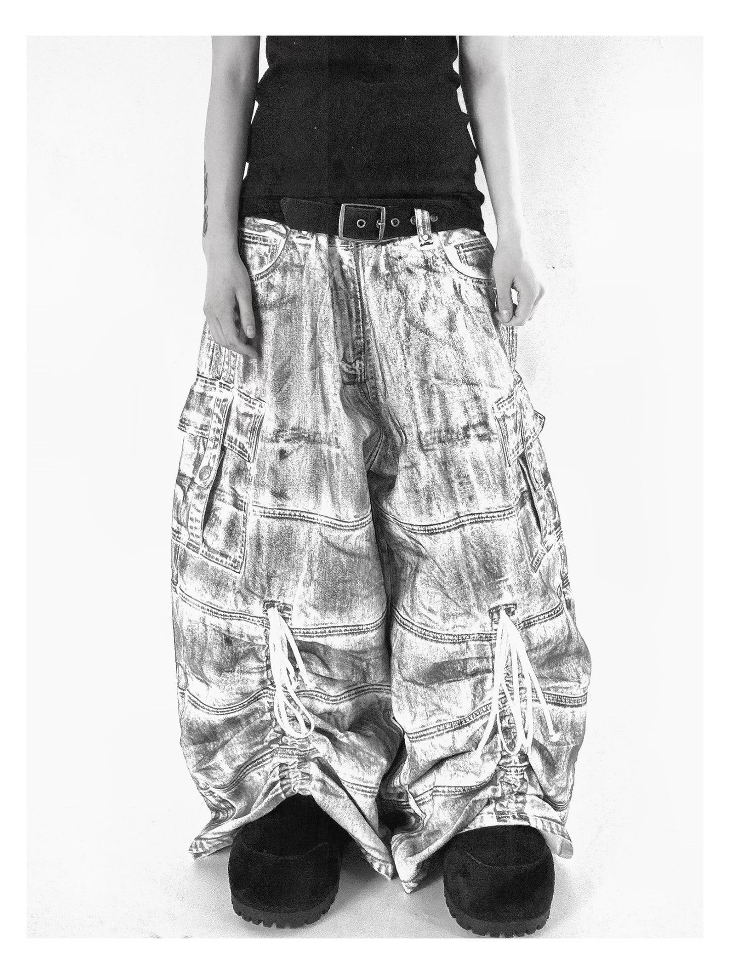 WAXED UTILITY MUD DENIM- 1/2