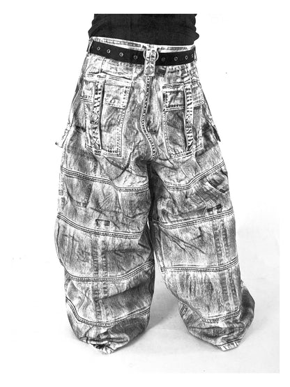 WAXED UTILITY MUD DENIM- 1/2