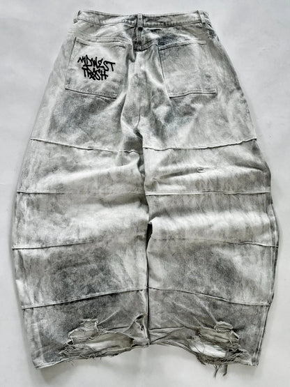 DESTROYED MUD DENIM