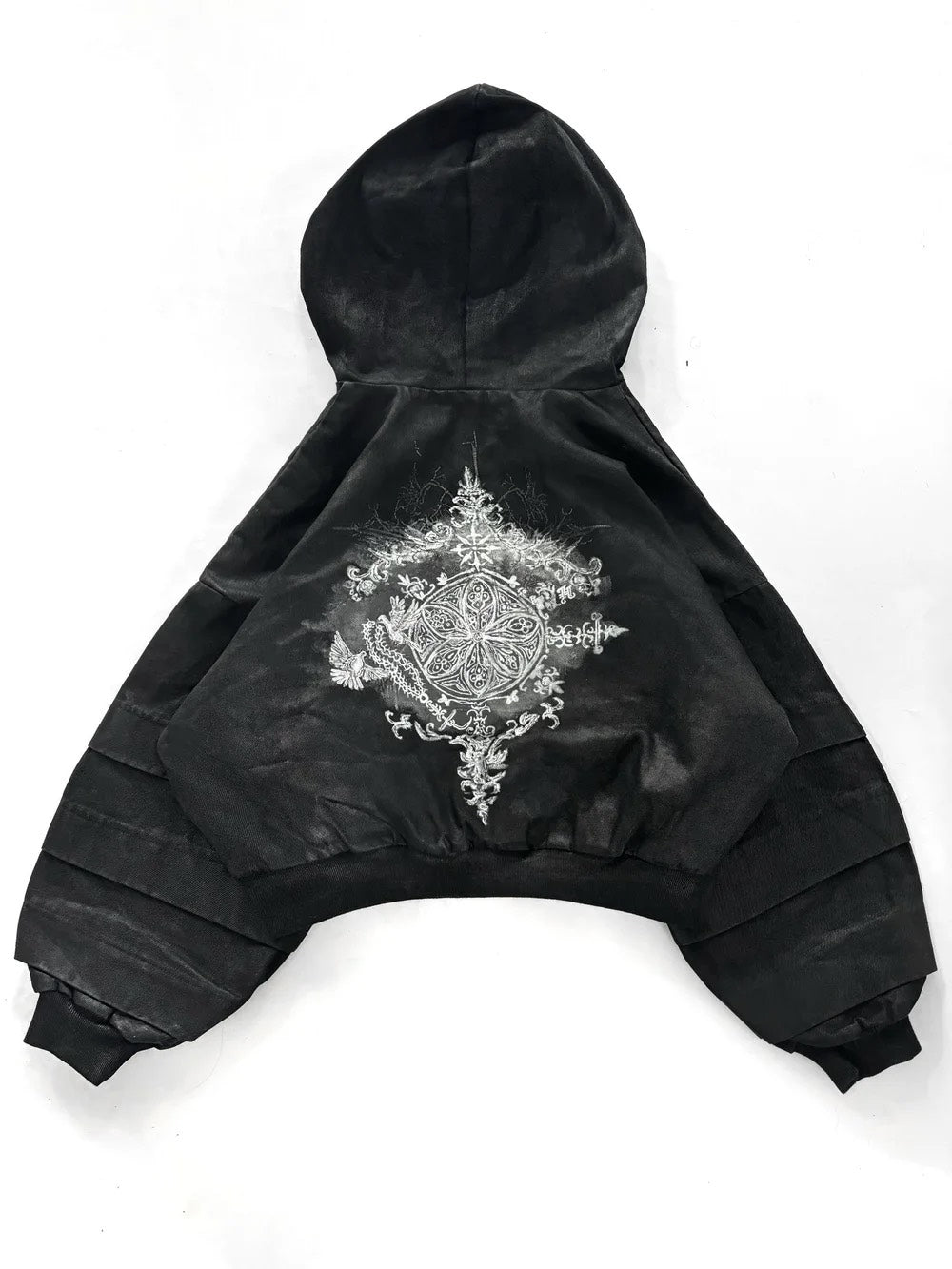 STAINED GLASS WAXED DENIM JACKET