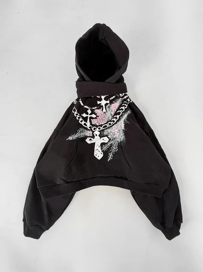 MIDNIGHT BLOSSOM LOKI HOODIE - 1/1