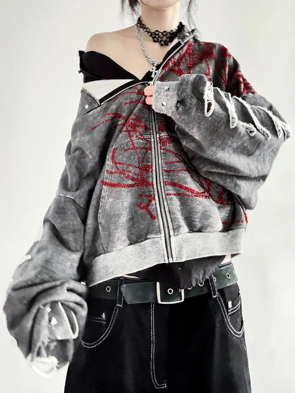 Blood Barberry Zip-Up - 1/1