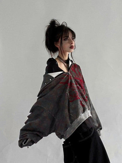 Blood Barberry Zip-Up - 1/1