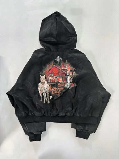 WAXED LYFESTYLE DENIM JACKET