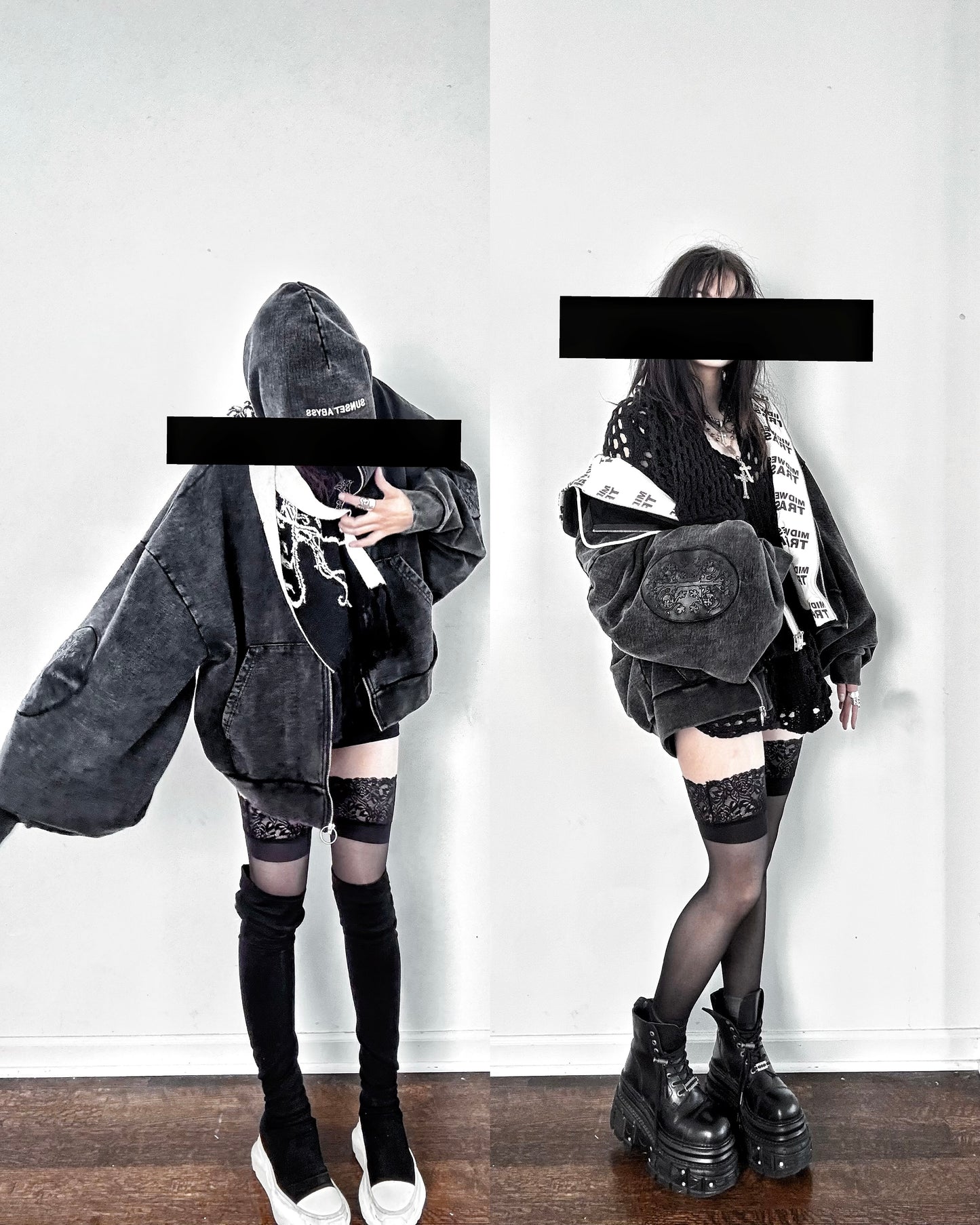 LEATHER PATCH ESSENTIAL ZIP-UP